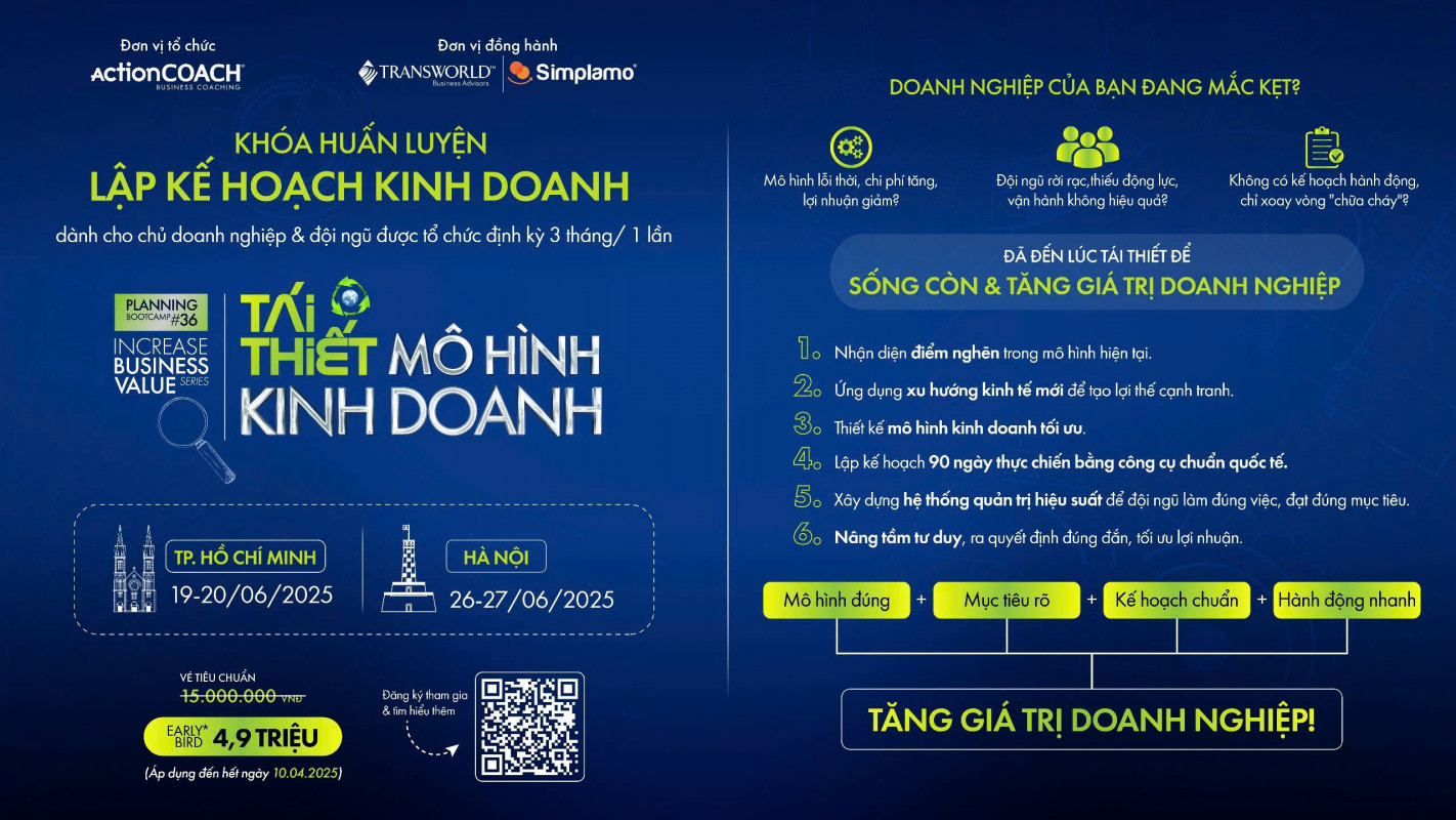 LẬP KẾ HOẠCH KINH DOANH 90 NGÀY - Tái thiết mô hình kinh doanh