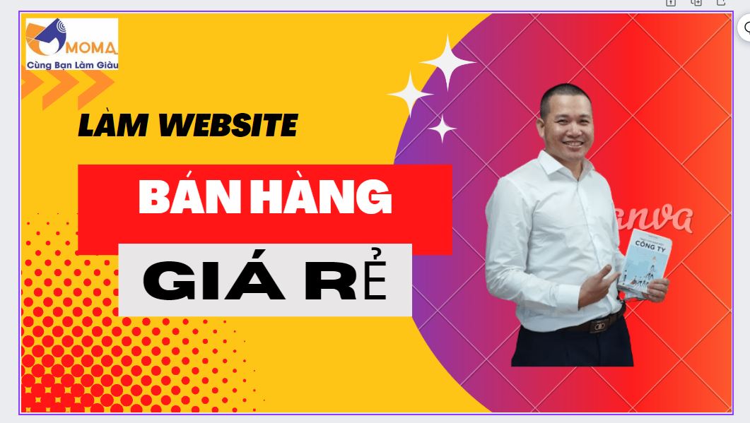 Tạo website bán hàng miễn phí với moma.vn